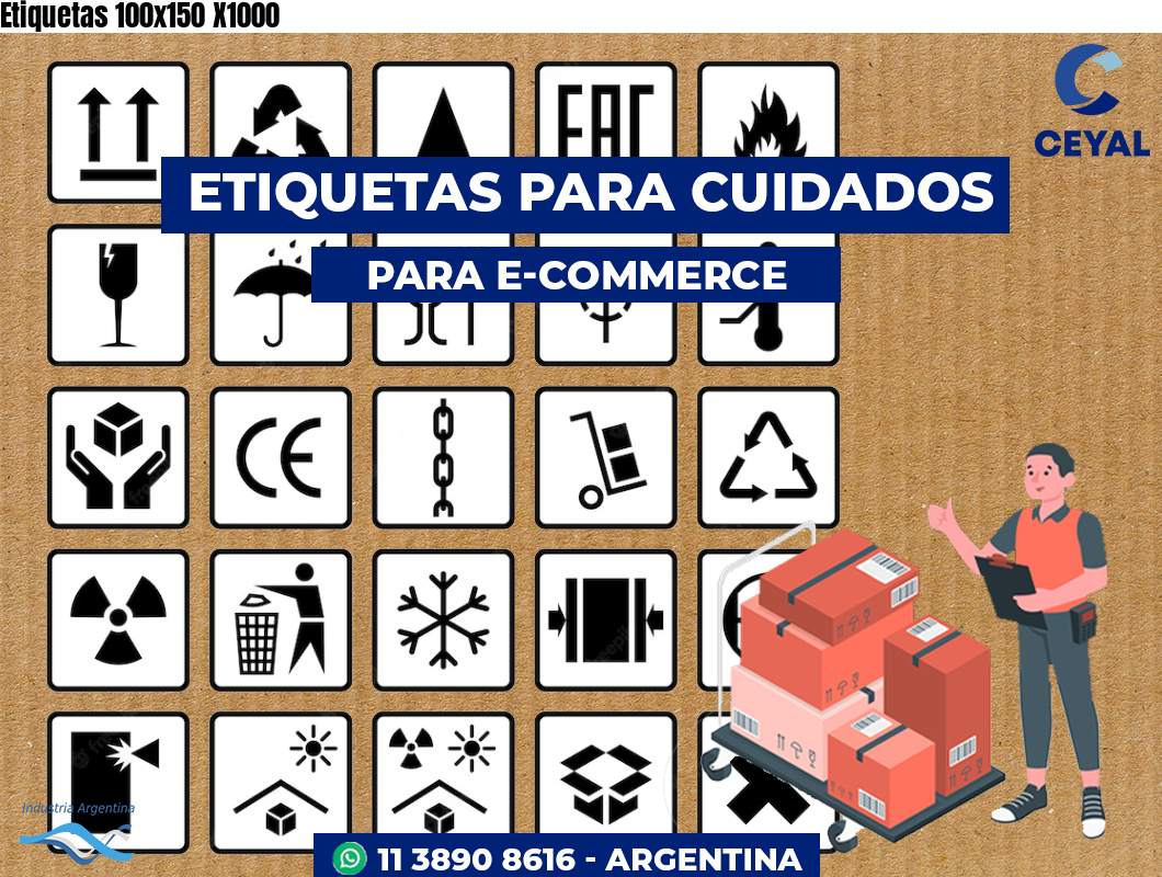 Etiquetas 100x150 X1000