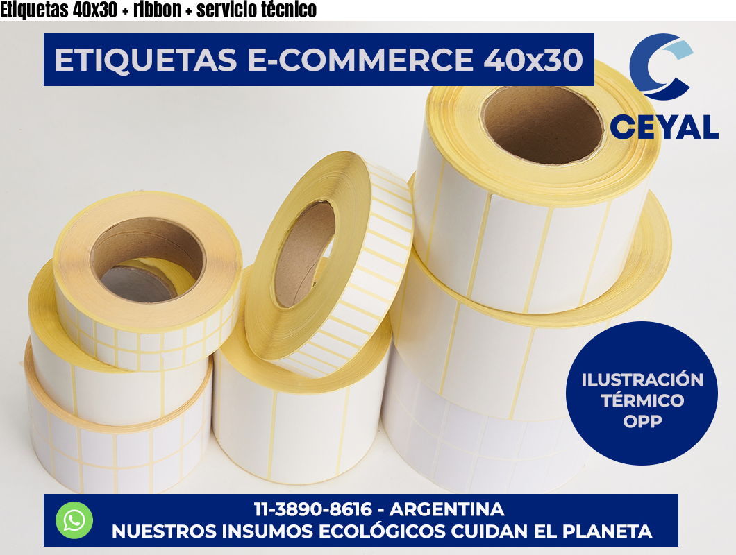 Etiquetas 40×30   ribbon   servicio técnico