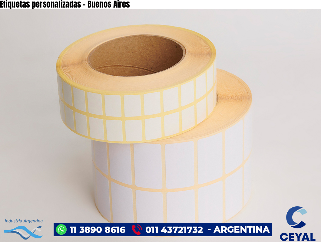 Etiquetas personalizadas - Buenos Aires