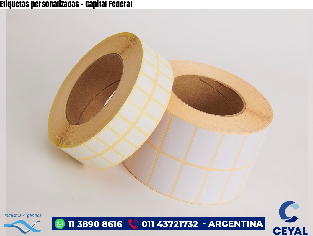Etiquetas personalizadas - Capital Federal