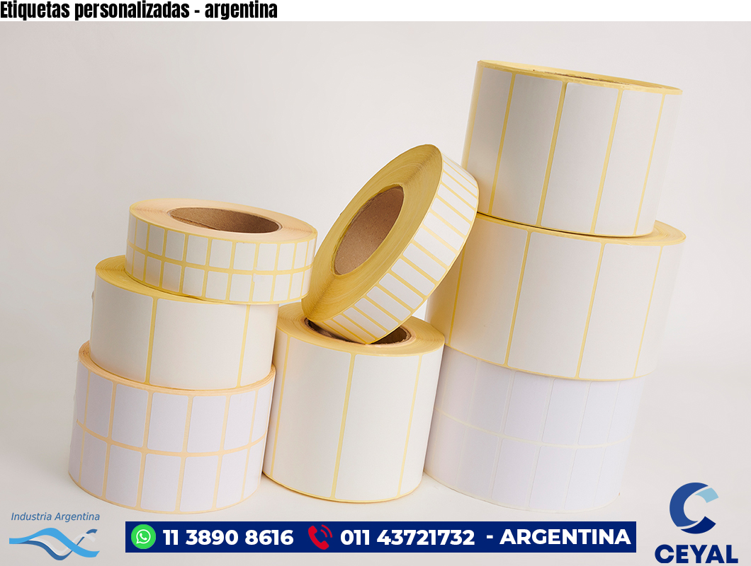 Etiquetas personalizadas - argentina