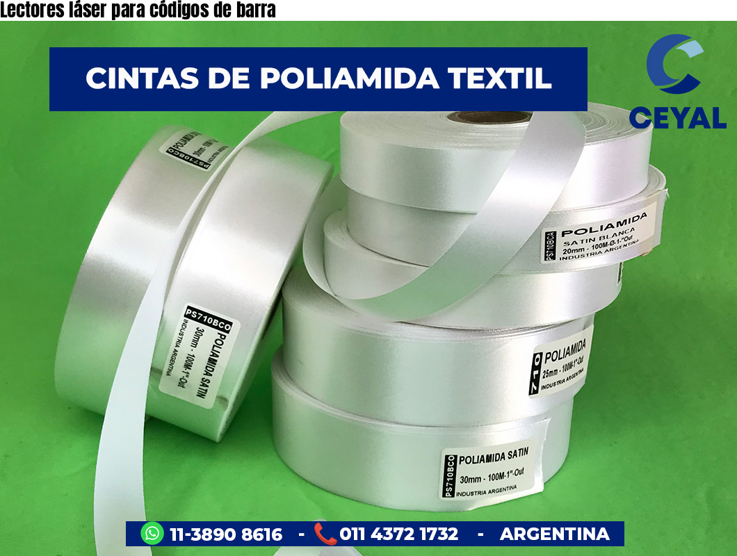 Lectores láser para códigos de barra