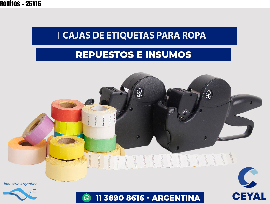 Rollitos - 26x16