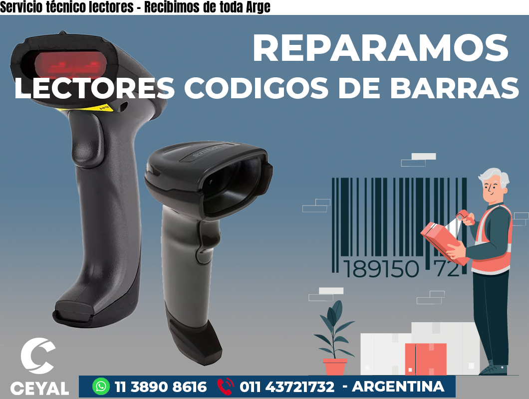 Servicio técnico lectores – Recibimos de toda Arge