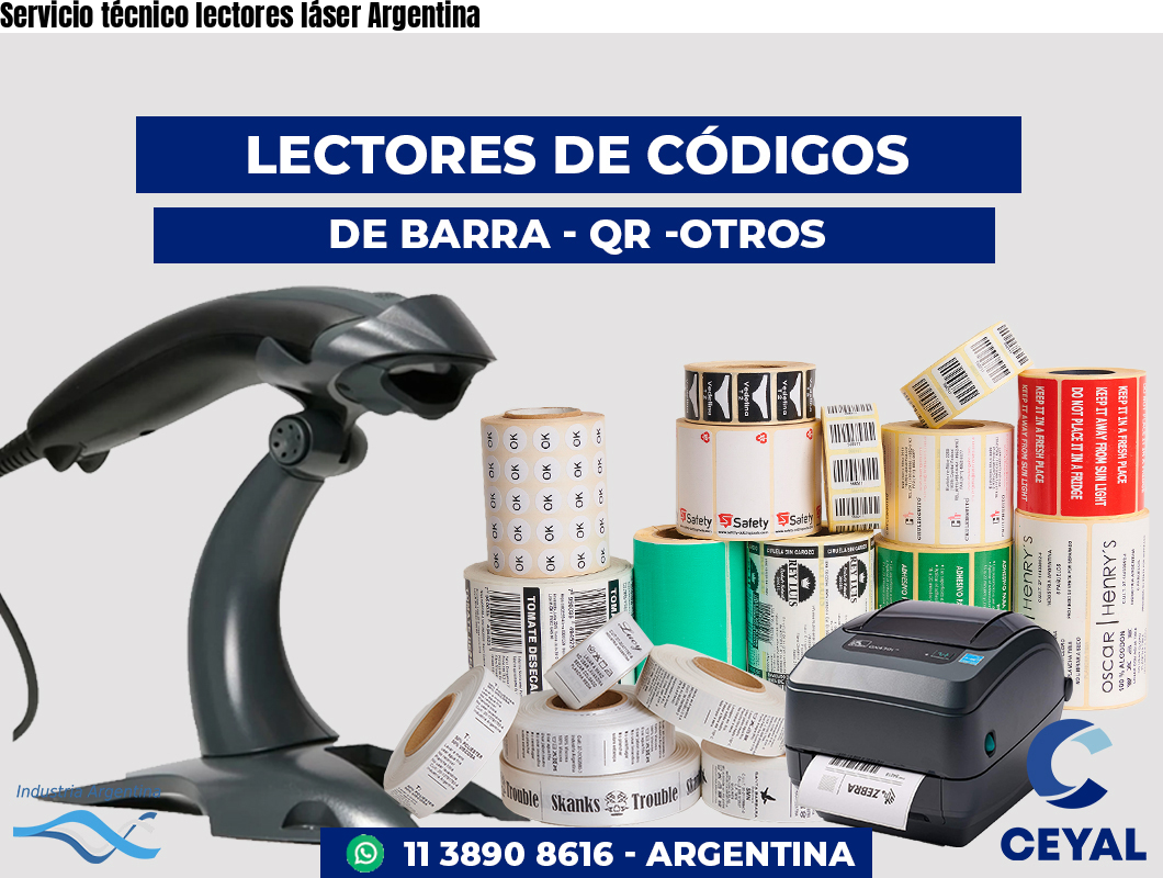 Servicio técnico lectores láser Argentina