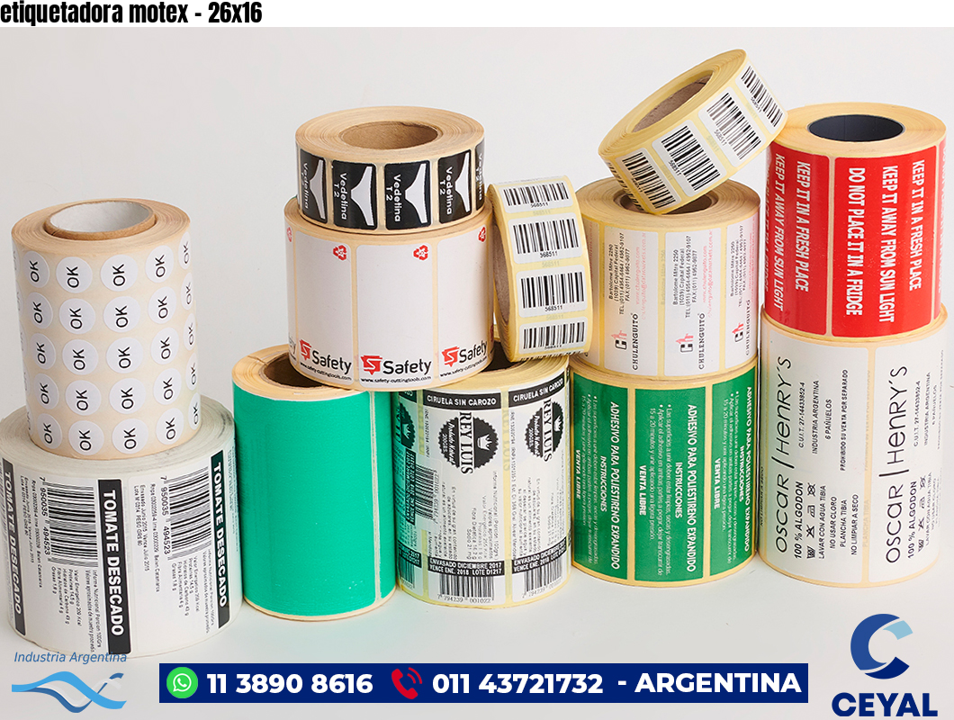 etiquetadora motex - 26x16