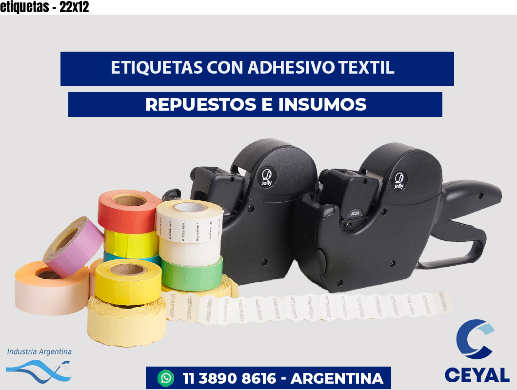 etiquetas - 22x12