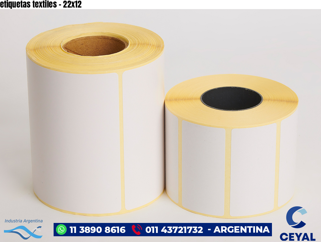 etiquetas textiles - 22x12
