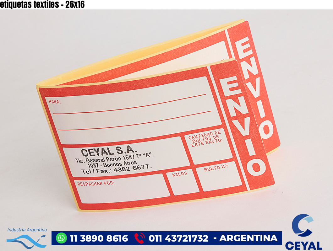 etiquetas textiles - 26x16