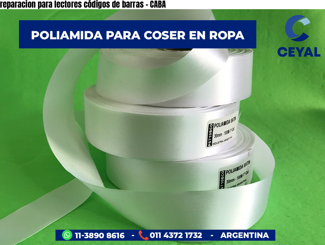 reparacion para lectores códigos de barras - CABA