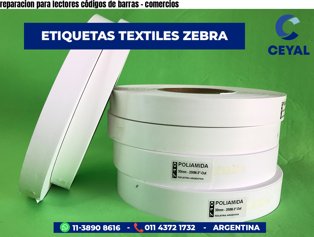 reparacion para lectores códigos de barras - comercios