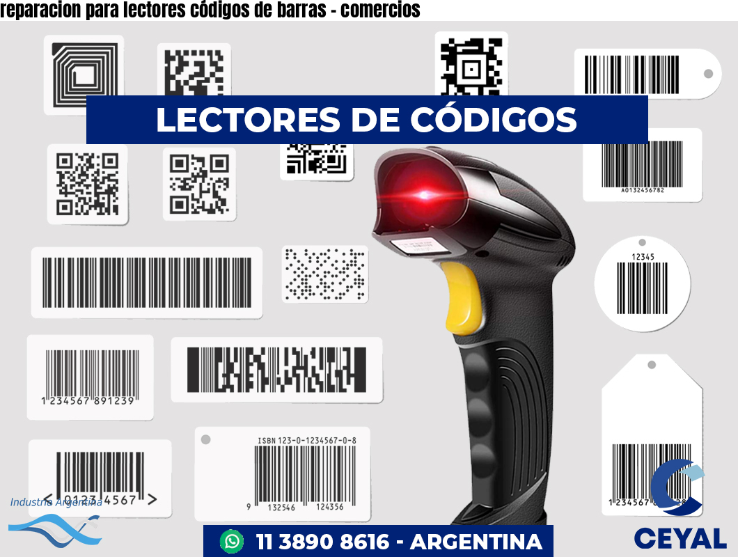 reparacion para lectores códigos de barras - comercios