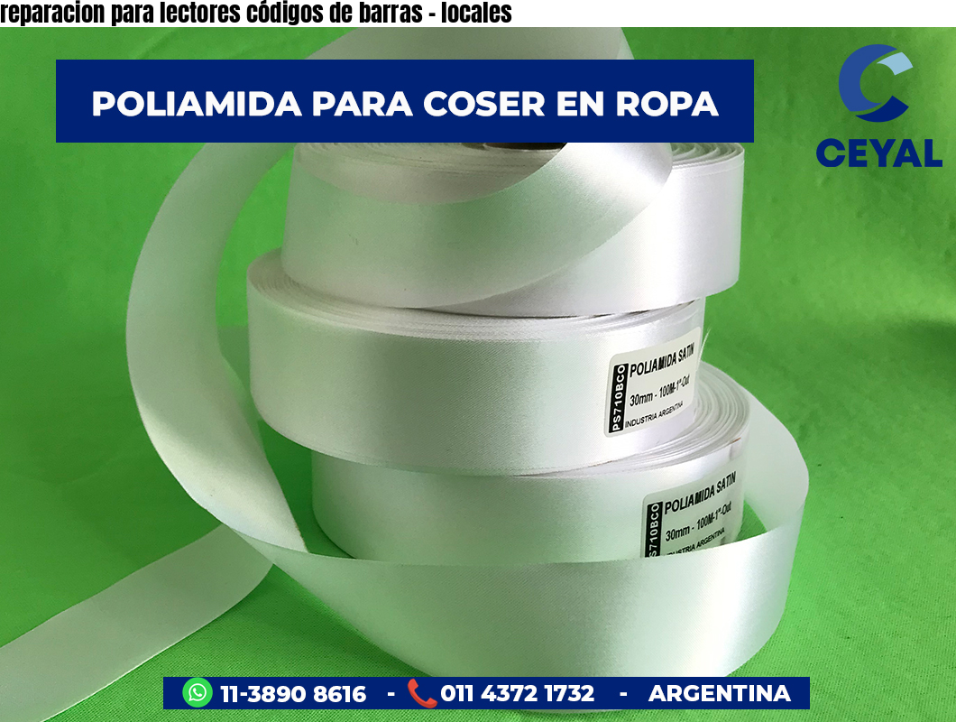 reparacion para lectores códigos de barras - locales