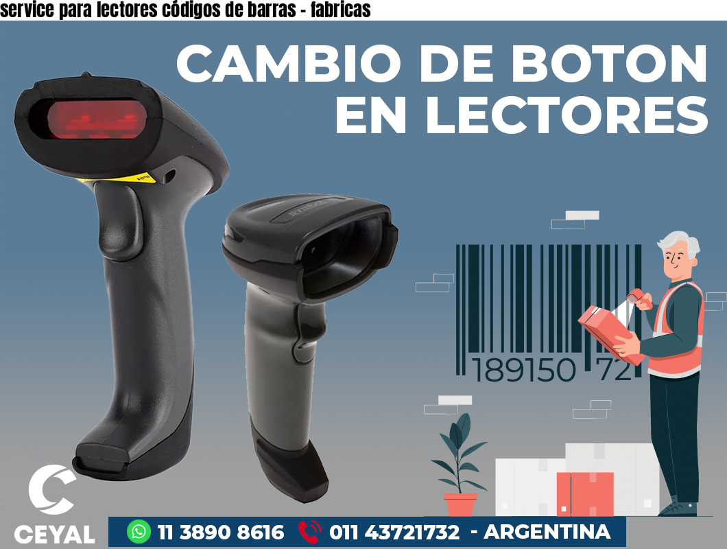 service para lectores códigos de barras – fabricas