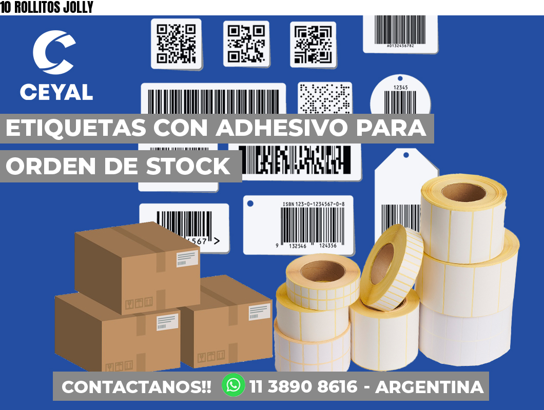 10 ROLLITOS JOLLY