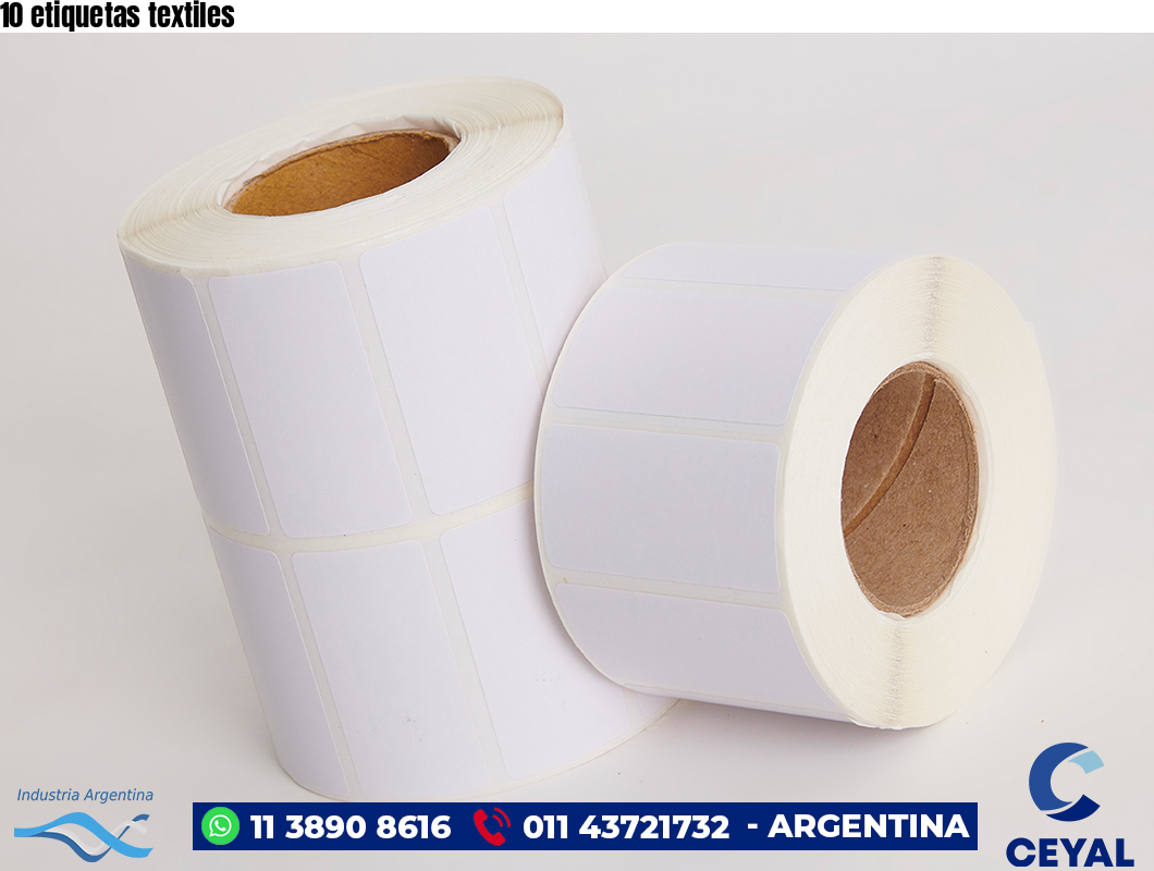 10 etiquetas textiles