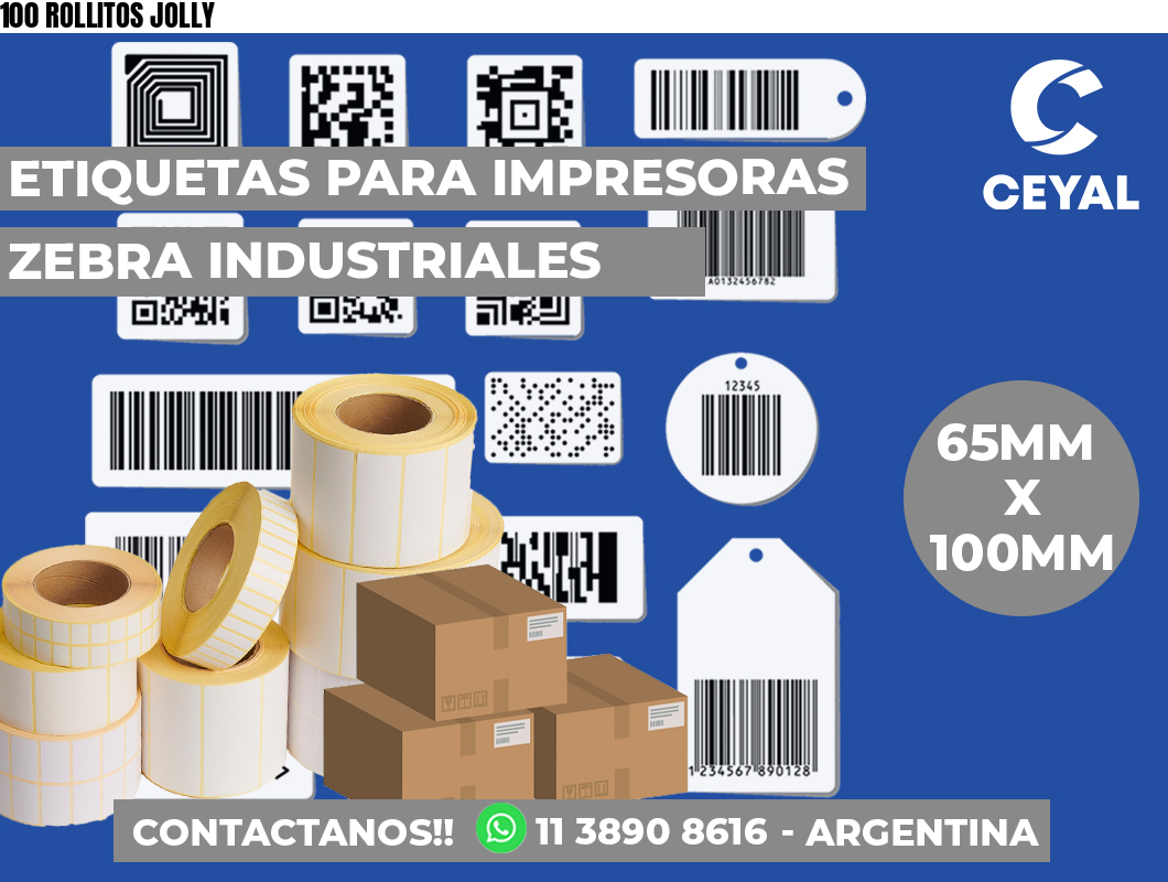 100 ROLLITOS JOLLY