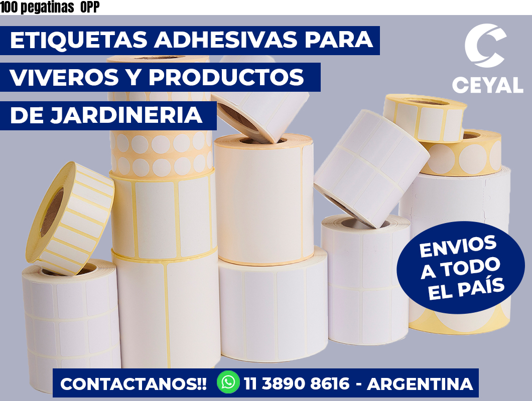 100 pegatinas  OPP