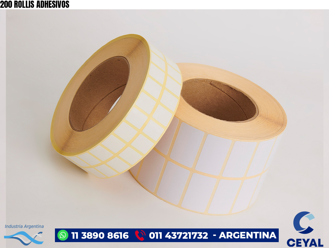 200 ROLLIS ADHESIVOS