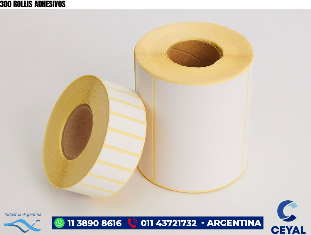 300 ROLLIS ADHESIVOS