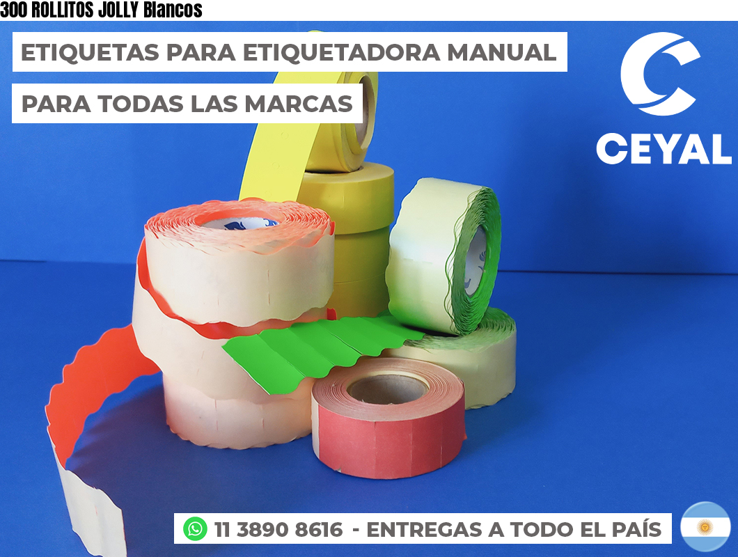 300 ROLLITOS JOLLY Blancos