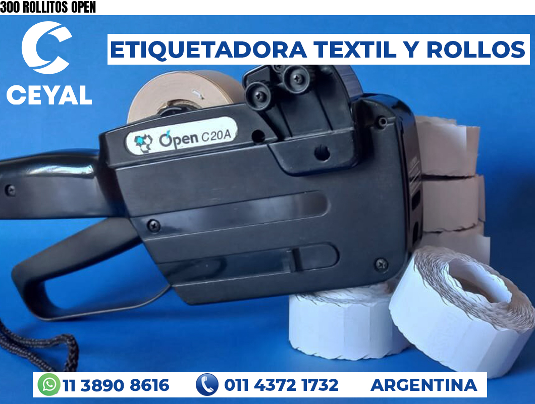 300 ROLLITOS OPEN