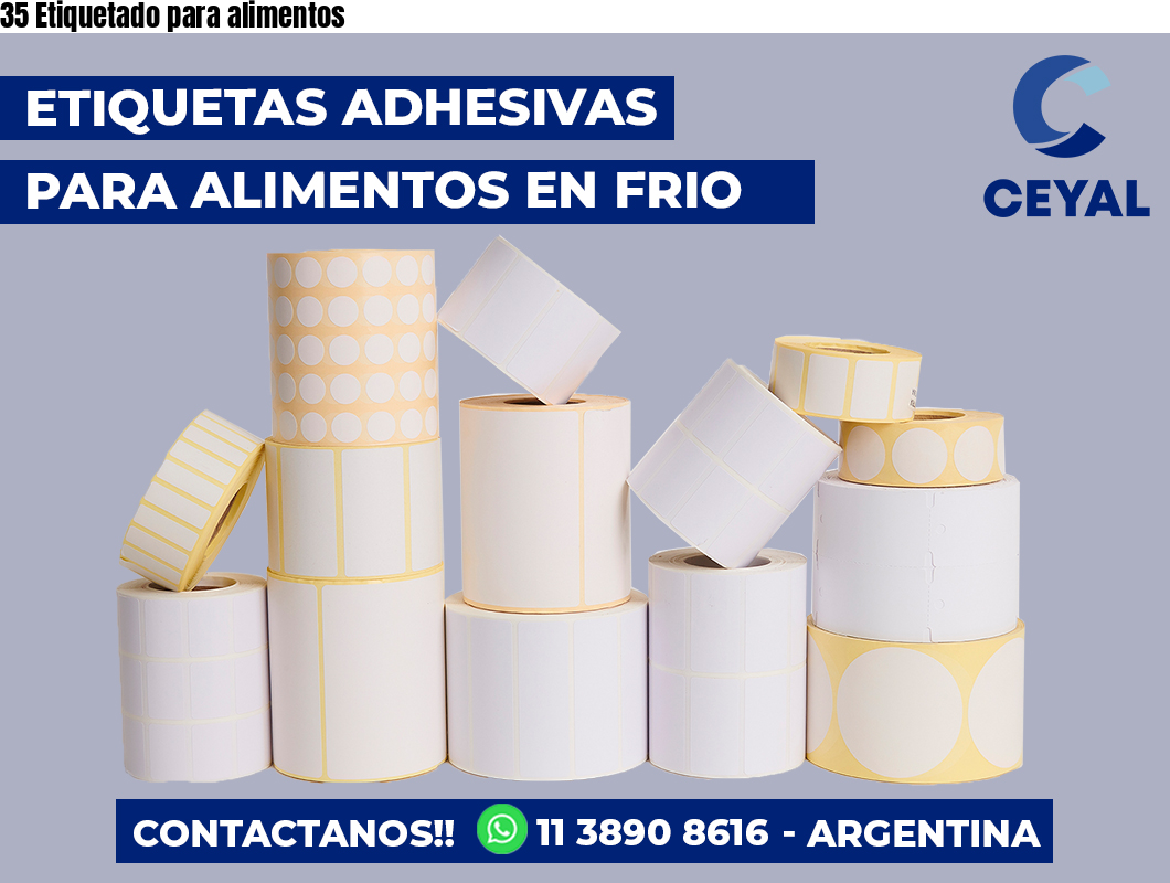 35 Etiquetado para alimentos