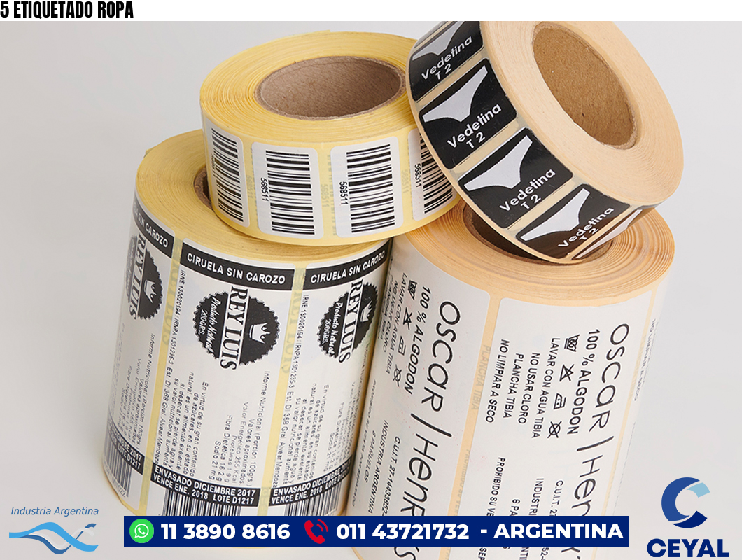 5 ETIQUETADO ROPA