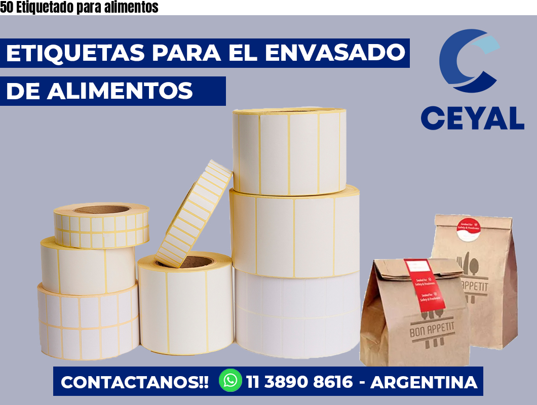 50 Etiquetado para alimentos
