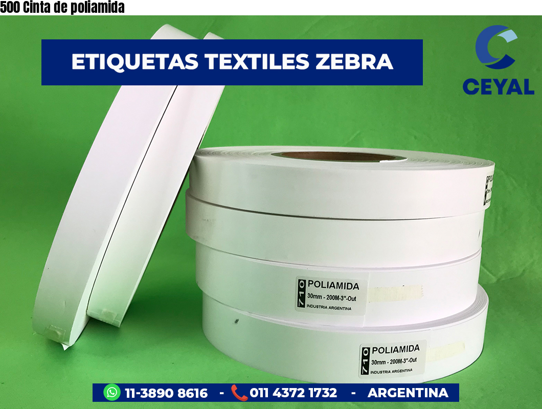 500 Cinta de poliamida