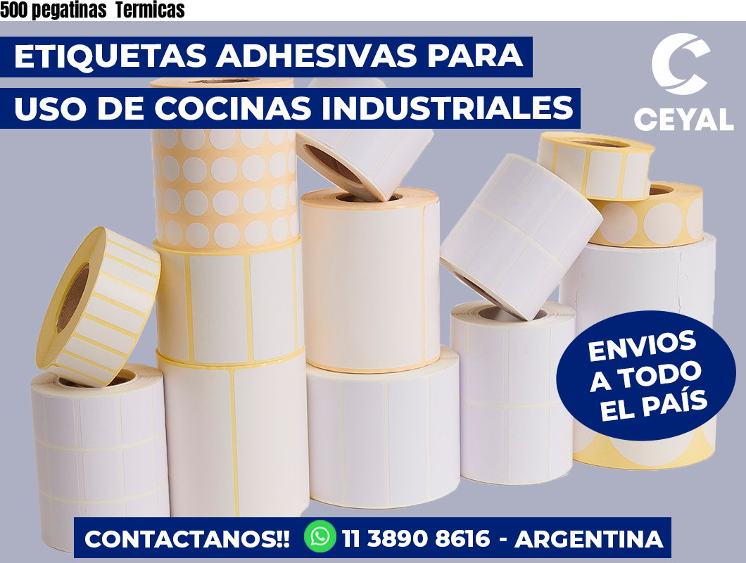 500 pegatinas  Termicas