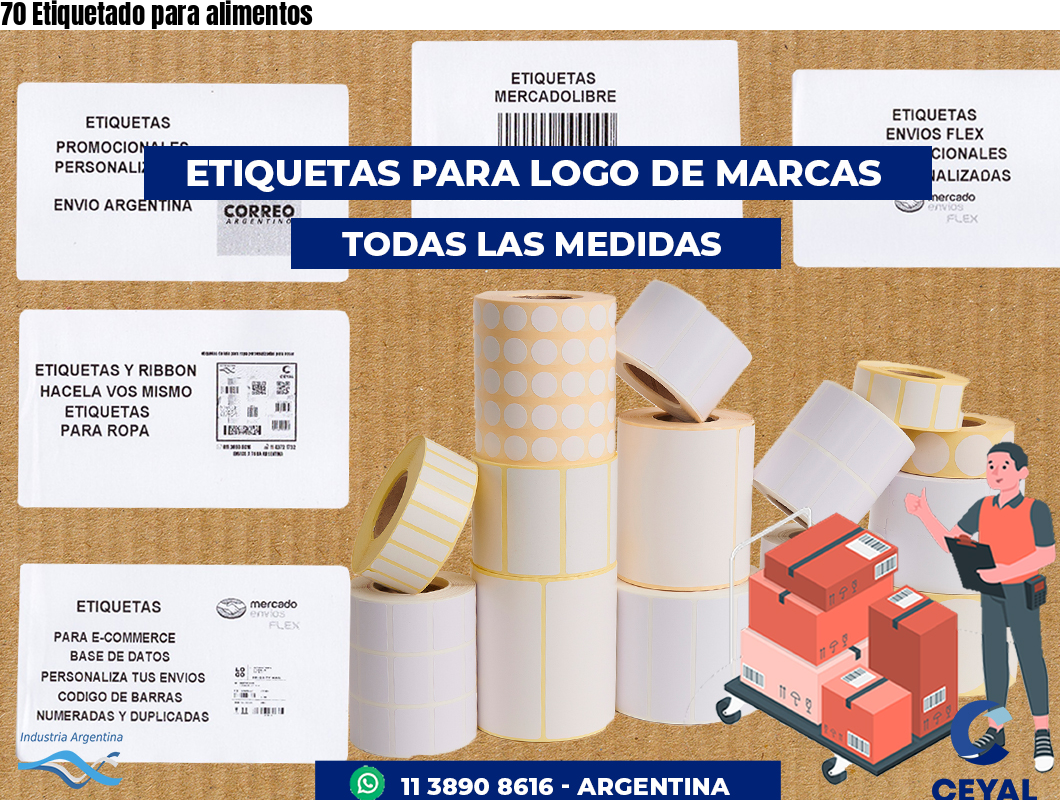 70 Etiquetado para alimentos