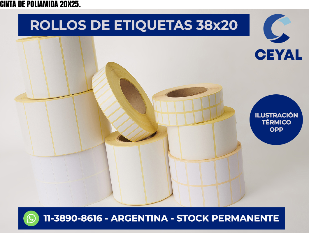 CINTA DE POLIAMIDA 20X25.