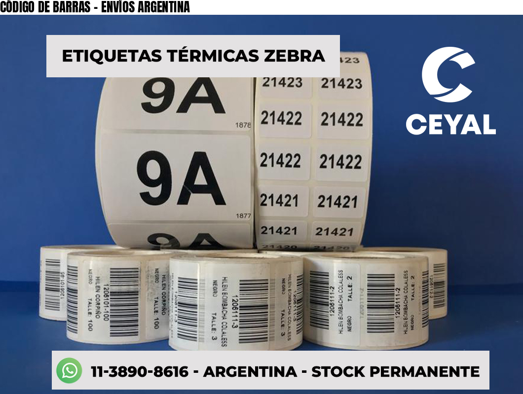 CÓDIGO DE BARRAS - ENVÍOS ARGENTINA
