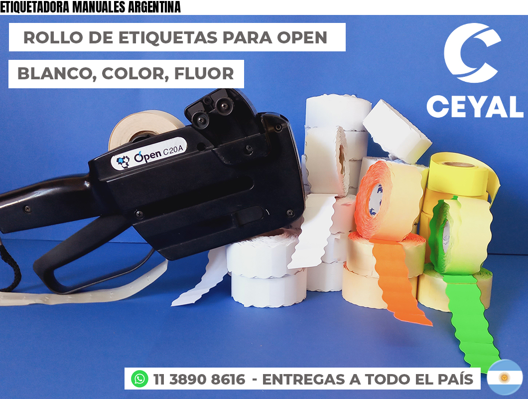 ETIQUETADORA MANUALES ARGENTINA