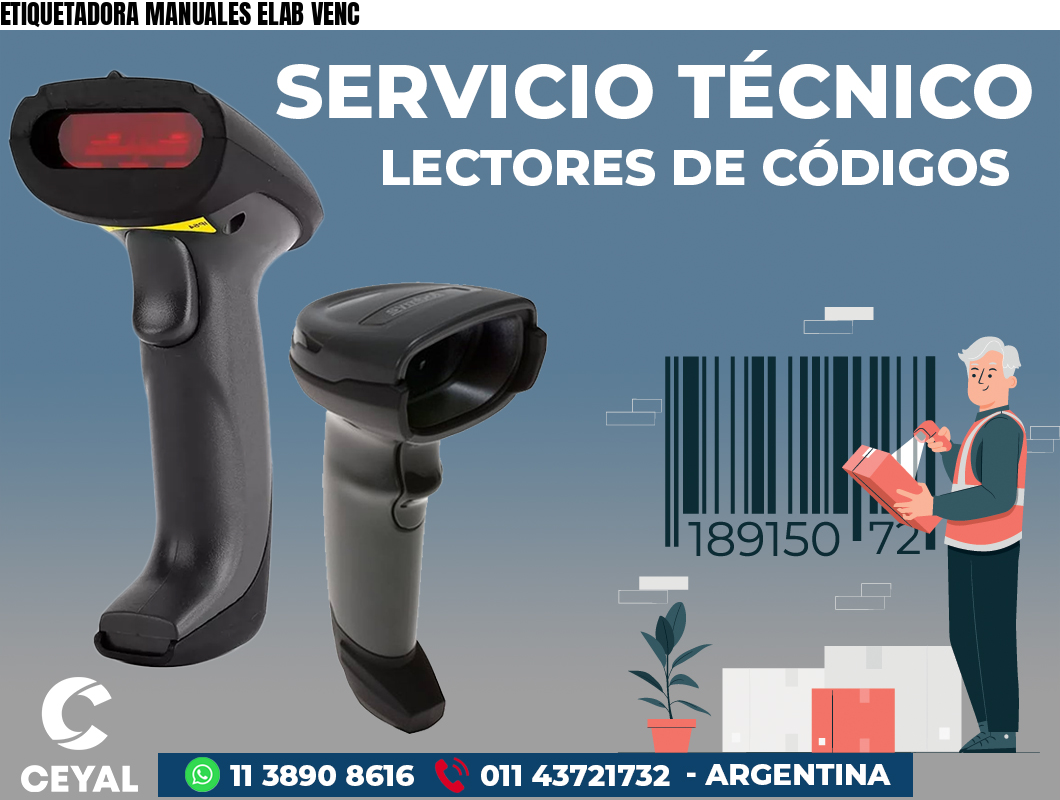 ETIQUETADORA MANUALES ELAB VENC