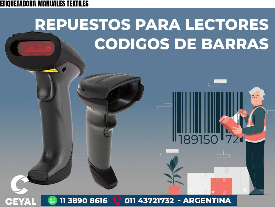 ETIQUETADORA MANUALES TEXTILES