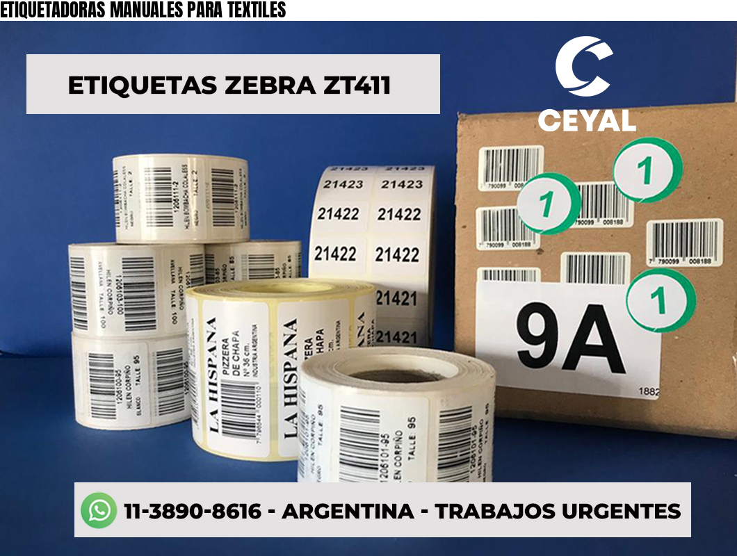 ETIQUETADORAS MANUALES PARA TEXTILES