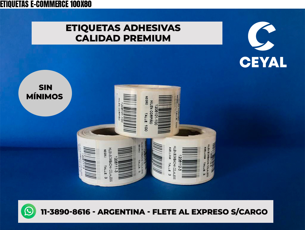 ETIQUETAS E-COMMERCE 100X80