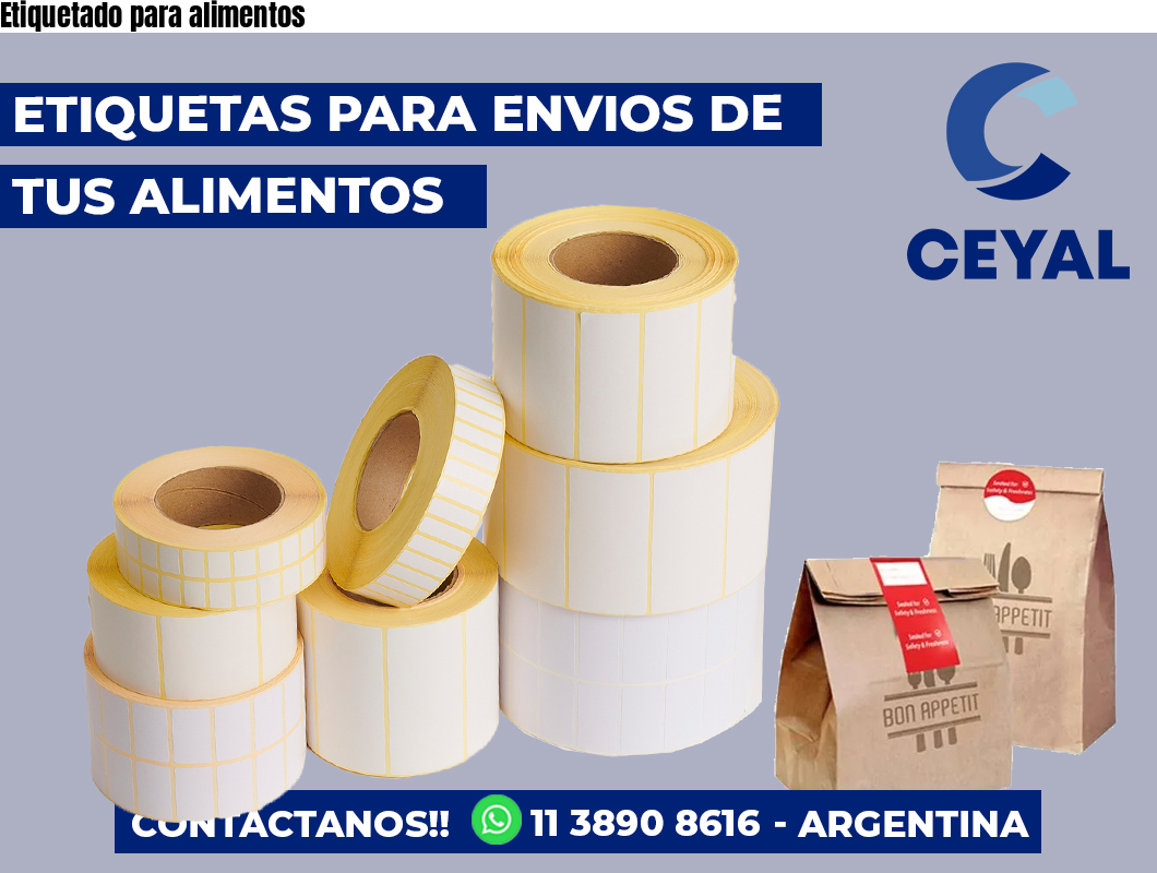 Etiquetado para alimentos