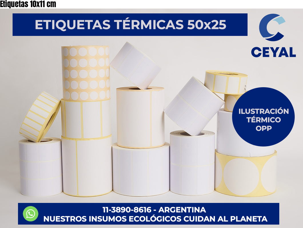 Etiquetas 10×11 cm