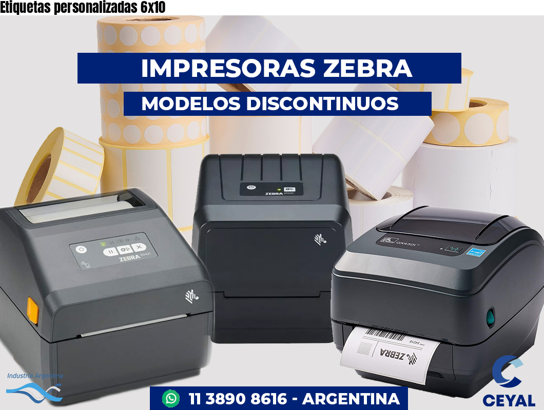 Etiquetas personalizadas 6x10