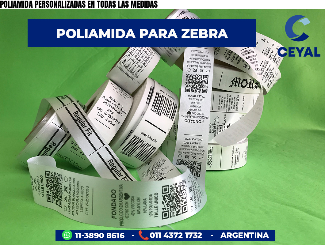 POLIAMIDA PERSONALIZADAS EN TODAS LAS MEDIDAS