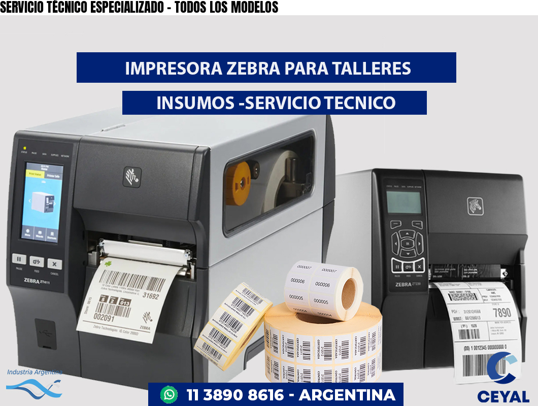 SERVICIO TÉCNICO ESPECIALIZADO - TODOS LOS MODELOS