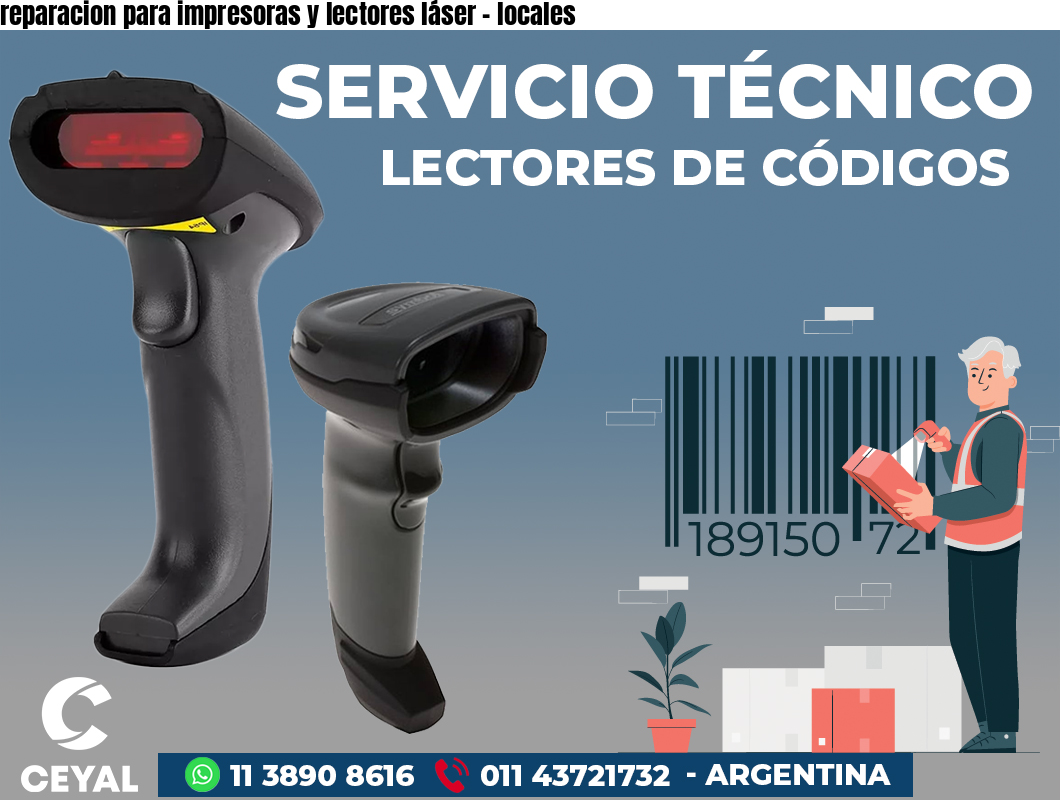 reparacion para impresoras y lectores láser - locales