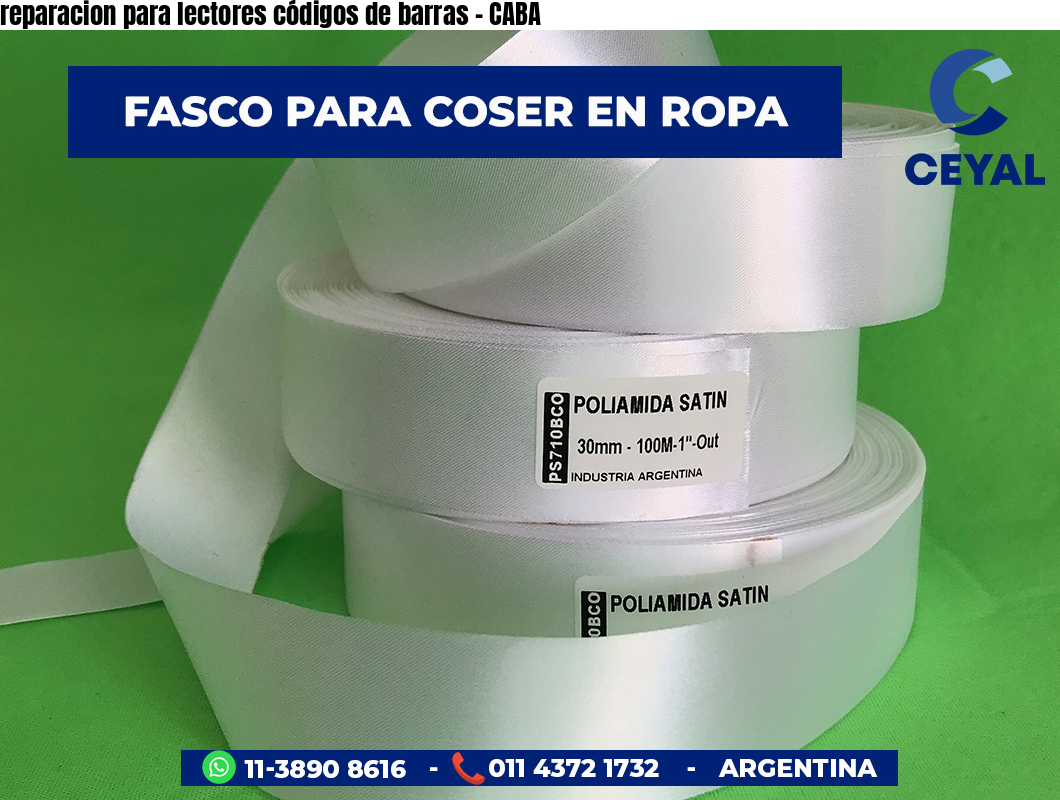 reparacion para lectores códigos de barras - CABA