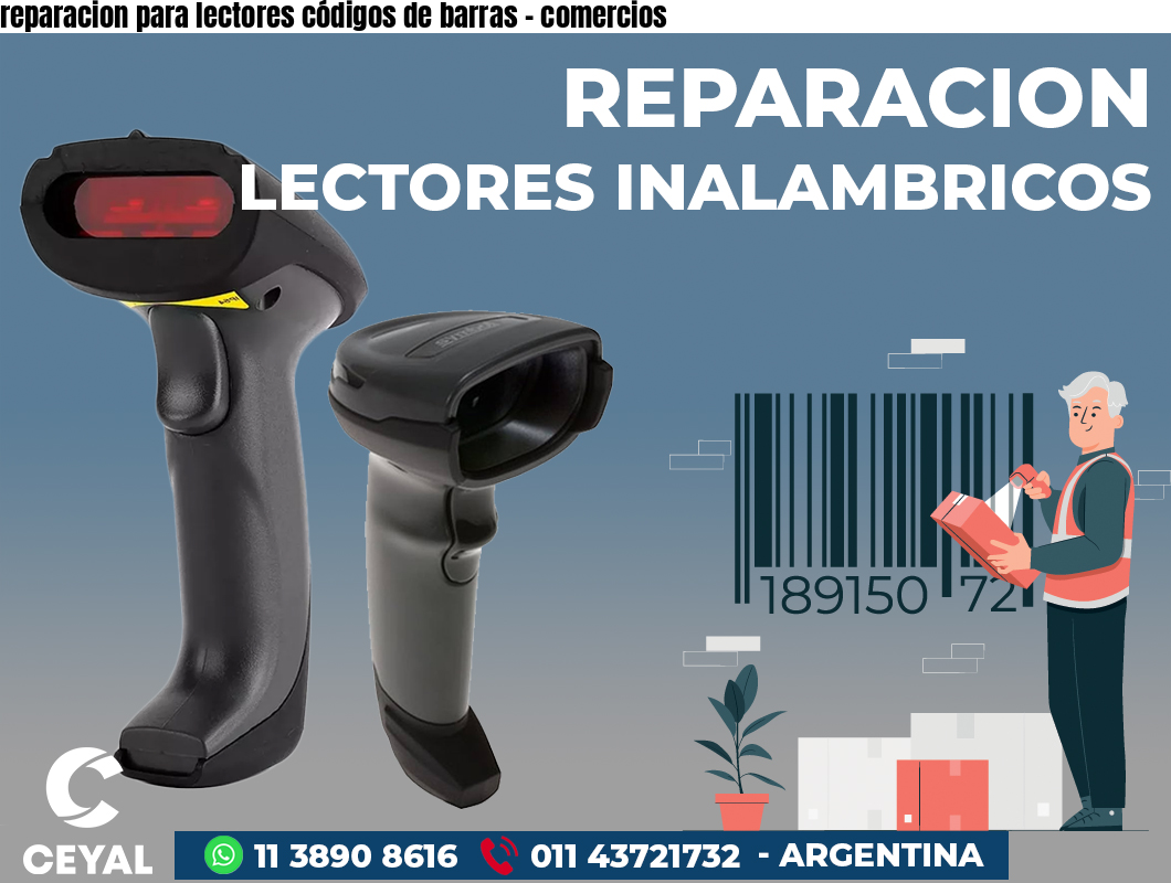 reparacion para lectores códigos de barras – comercios