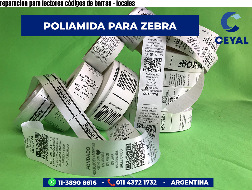 reparacion para lectores códigos de barras - locales