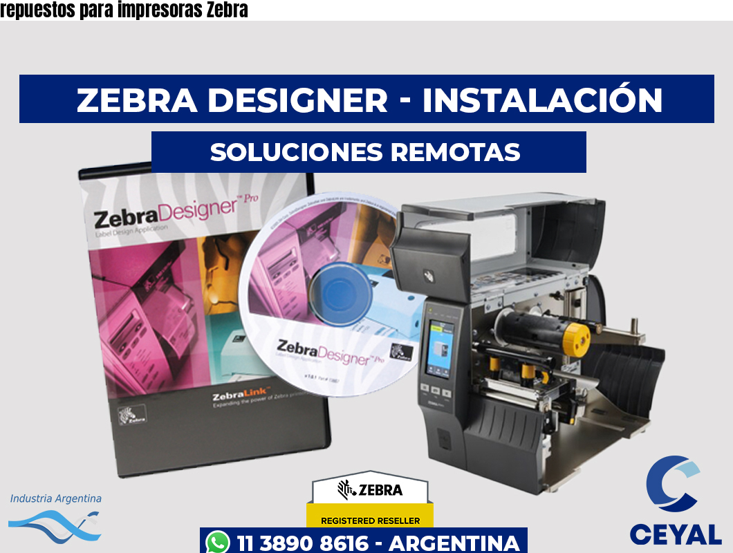repuestos para impresoras Zebra