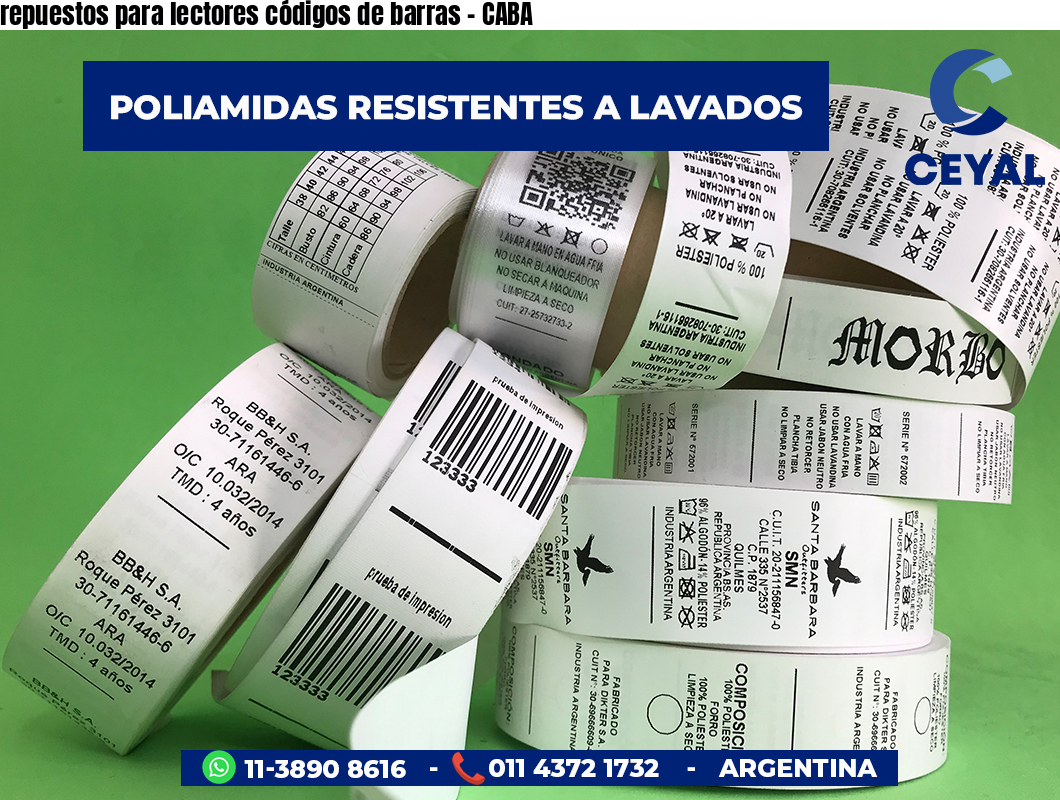 repuestos para lectores códigos de barras - CABA